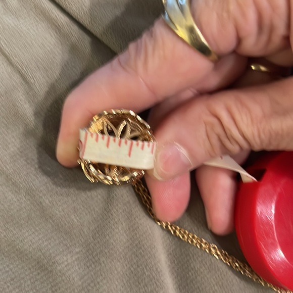 BIRD CAGE DIFFUSER LOCKET NECKLACE - NWOT - 3 Random Color Pom Poms - Picture 9 of 9